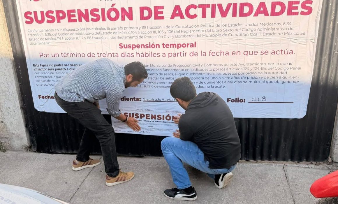 Suspende Cuautitlán Izcalli 65 chelerías por irregularidades