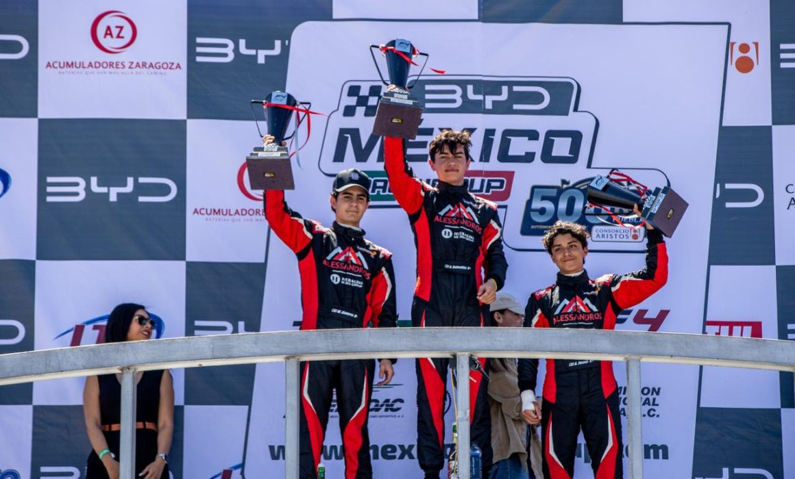 Triunfan Alex Bobadilla y Oliver Trejo en 1a fecha de BYD México Racing Cup