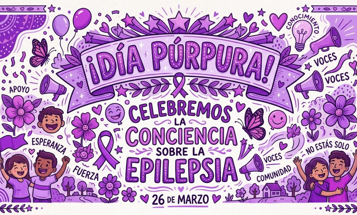 Únete al Día Púrpura este 26 de marzo y aprende a vencer a la epilepsia