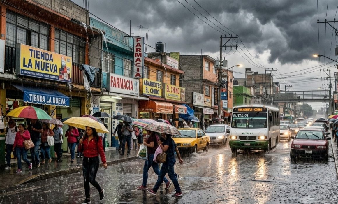 prevén lluvias en el Edomex este martes 10 de marzo