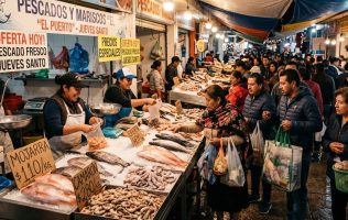Abarrotan mercados del Edomex este Jueves Santo
