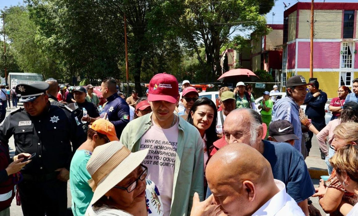 Acompaña Paco Mercado entrega de módulo de vigilancia en Tlalnepantla