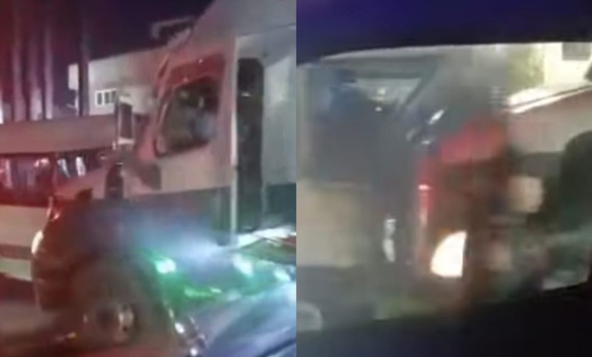 Aparatoso choque deja 5 lesionados en la México–Puebla