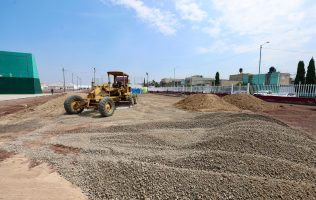 Arranca Chimalhuacán obra deportiva con estrategia Mundial Social