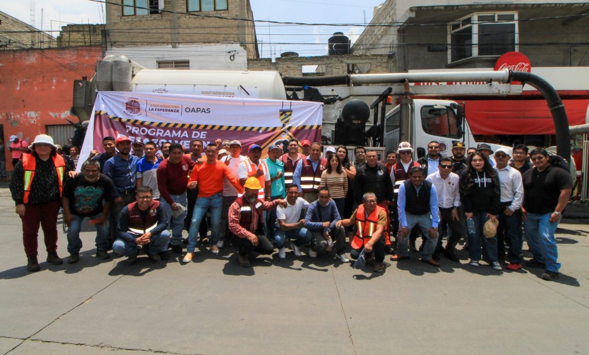 Arranca desazolve en Naucalpan para 232 colonias ante lluvias próximas