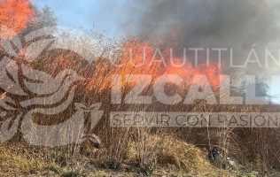 Atienden incendio de pastizal en Cuautitlán Izcalli