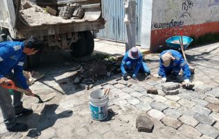 Avanza Escuadrón SIN-BA en Metepec con bacheo y mejora de caminos