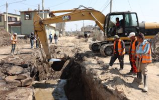 Avanza obra de colector para evitar inundaciones en Chimalhuacán