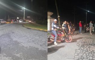 Bloquean vecinos calles por falta de agua potable en Almoloya de Juárez
