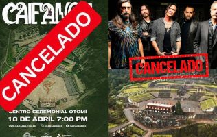 Cancelan concierto de Caifanes en Temoaya por inseguridad en la región