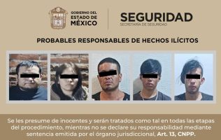 Capturan en Tlalmanalco a 7 ligados al CJNG; hay 2 menores de edad