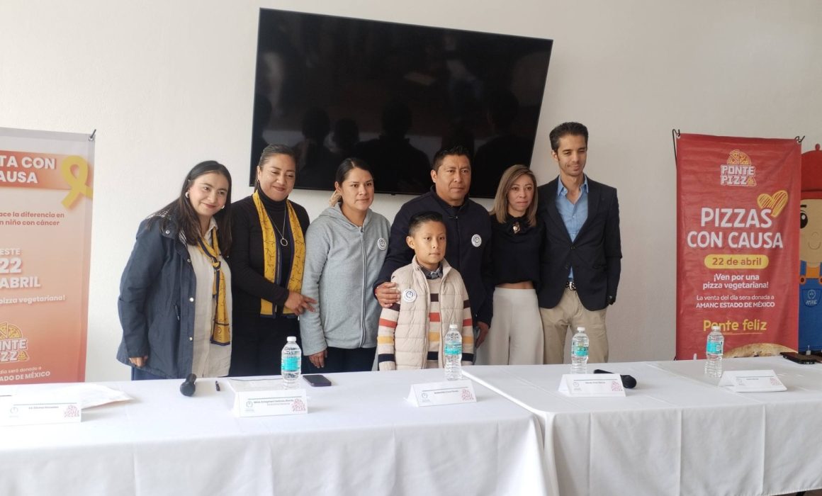 Convocan a mexiquenses a apoyar a niños con cáncer comprando pizza
