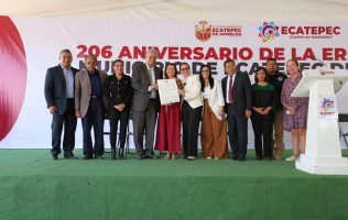Declaran a Ecatepec como Ciudad Heroica en su aniversario 206