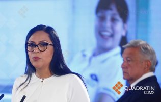 Deja Montiel Secretaría de Bienestar por buscar presidencia de Morena