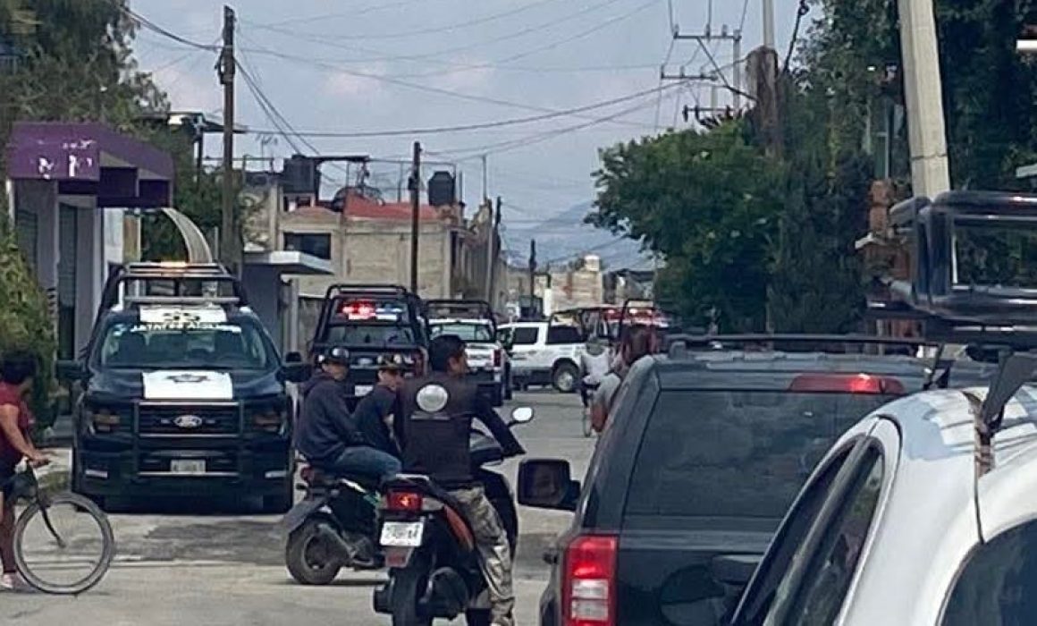 Deja dos muertos balacera en Texcoco, y alcalde dando cifras alegres