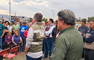Demandan vecinos de Huehuetoca afectaciones por obras del tren Méx-Qro