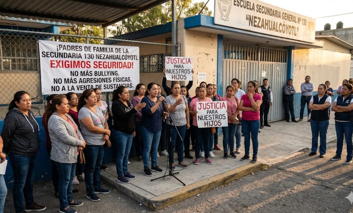 Denuncian violencia y presunta venta de droga en secundaria en Texcoco