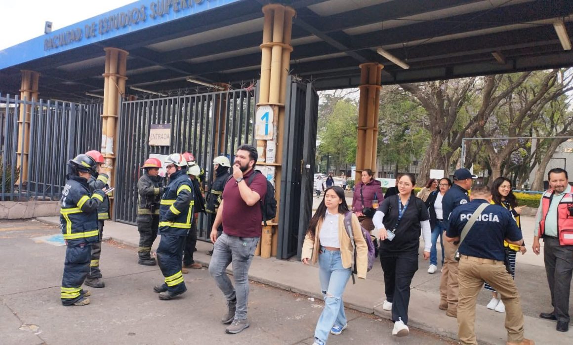 Desalojan FES Iztacala por nueva amenaza de bomba