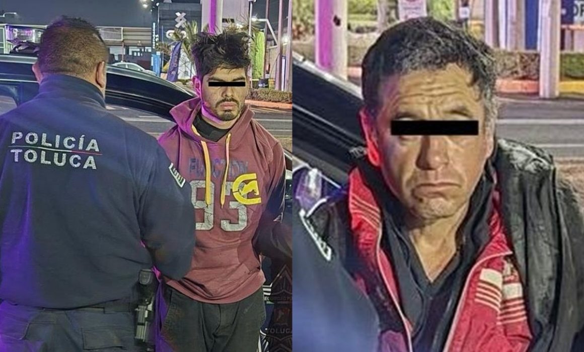 Detienen a 3 por robar 6 celulares en tienda de Elektra en Toluca