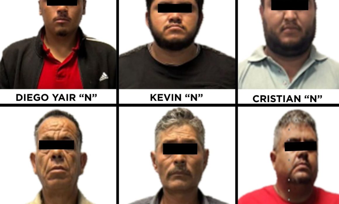Detienen a 6 miembros de grupo delictivo de Michoacán en Temascalcingo