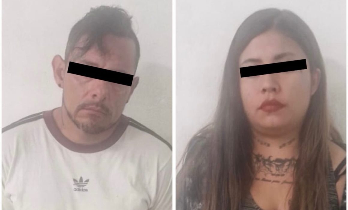 Detienen en Ecatepec a pareja ligada a robos en tiendas de conveniencia