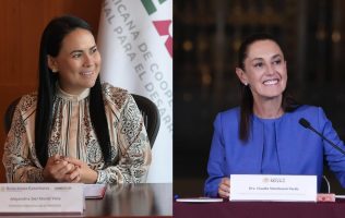 Elogia Claudia Sheinbaum trabajo de Alejandra del Moral en AMEXCID