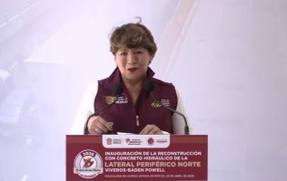 Encabeza Delfina Gómez inauguración de obra en Periférico Norte