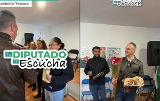 Escucha Jesús Cuanalo demandas educativas en Texcoco y ofrece apoyo