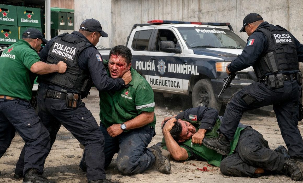 Extorsionan y golpean policías de Huehuetoca a repartidores de Heineken