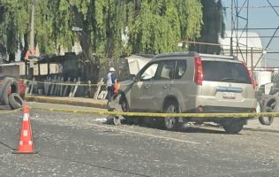 Fallece mujer tras fuerte colisión en la Calzada del Pacífico en Toluca