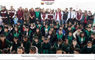 Fomentan unión vecinal con tequios y murales en Tlalnepantla