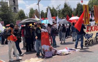 Genera caos marcha de Antorcha Campesina en Toluca; piden apoyo al campo