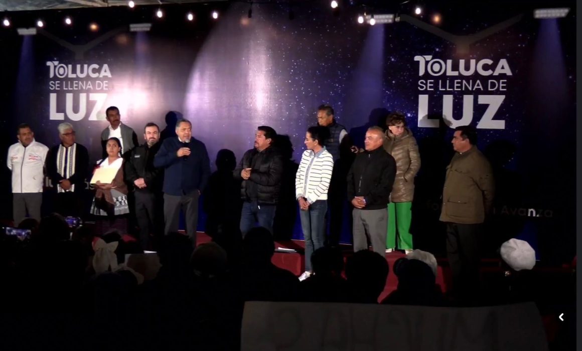 Ilumina Ricardo Moreno San Andrés para dar seguridad a las toluqueñas