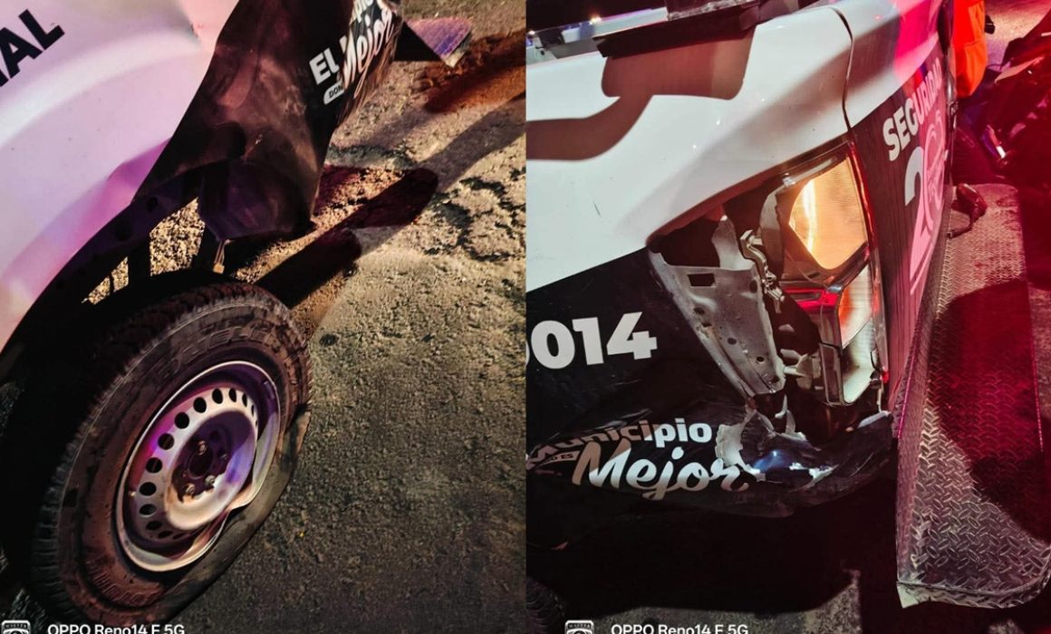 Impactan motociclistas a patrulla en Tecámac, afirma Guardia Civil