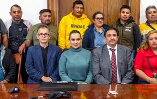Impulsa Erika Olea trabajo en equipo con autoridades auxiliares