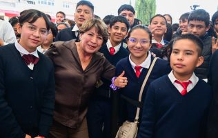 Invierte Delfina Gómez más de 23 mdp en escuelas de Polotitlán y Acambay