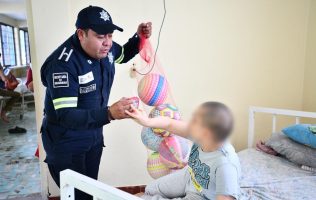 Lleva SSEM celebración a niños de casa hogar en Chicoloapan