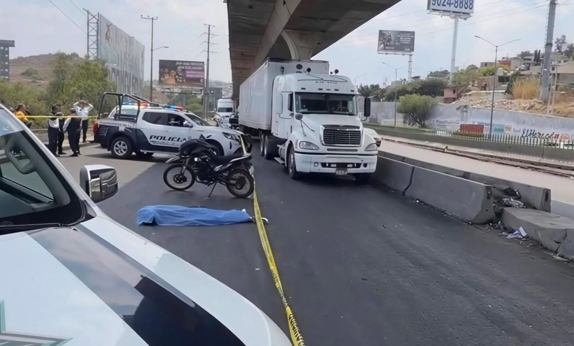 Muere usuario de DIDI Moto tras accidente en la México-Querétaro