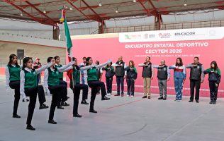 Participan 750 mexiquenses en el Encuentro Estatal Deportivo CECyTEM
