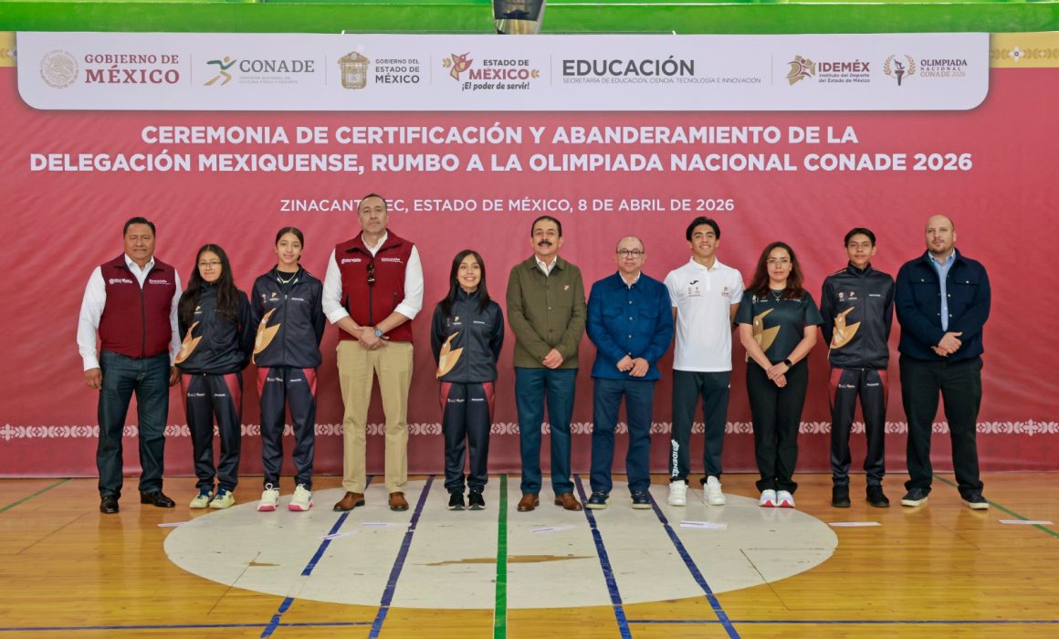 Potencia Gobierno del Edomex a delegación para Nacionales CONADE 2026