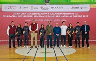 Potencia Gobierno del Edomex a delegación para Nacionales CONADE 2026