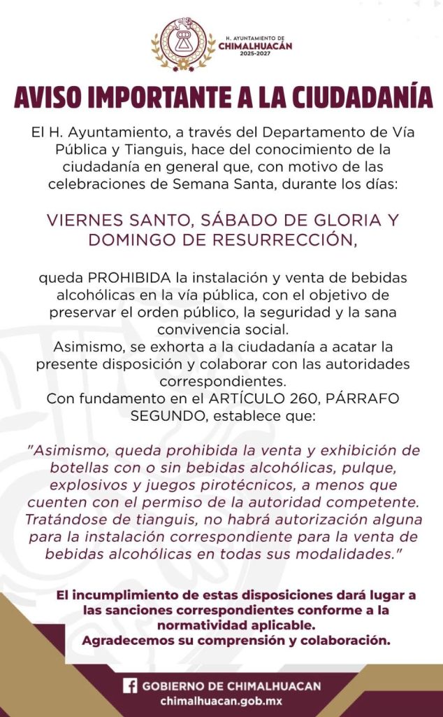 Fotos: gobierno de Chimalhuacán 