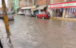 Provoca granizada e inundación severas afectaciones en Tultepec