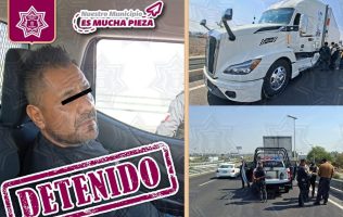 Recupera Guardia Civil de Tecámac caja refrigerada robada en autopista