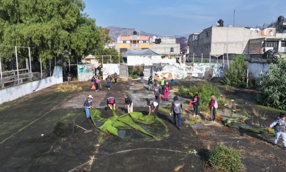 Recuperan espacio con pasado violento en Ecatepec