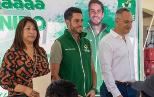 Refuerzan Pepe Couttolenc y Jesús Cuanalo presencia del PVEM en Edomex