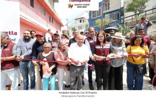 Renueva Tlalnepantla calles, escalinatas y espacios públicos