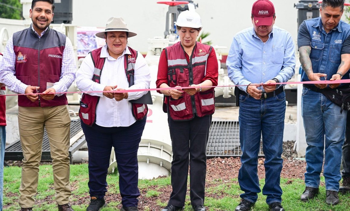 Rescata Delfina Gómez sistemas de agua olvidados en el Edomex