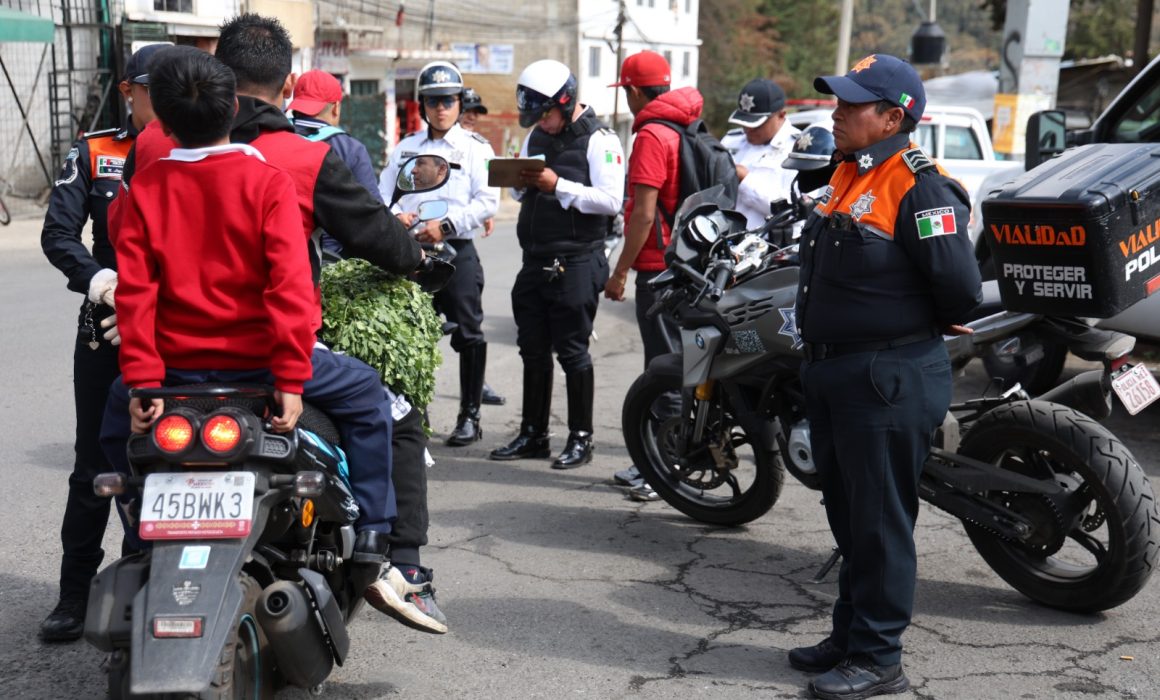 Retiran 5 mil motocicletas irregulares tras operativos en Huixquilucan