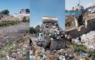 Retiran más de 50 m³ de basura para evitar inundaciones en Atizapán